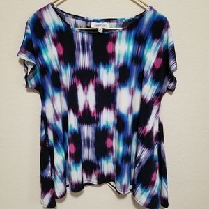 Jennifer Lopez Color Block Top